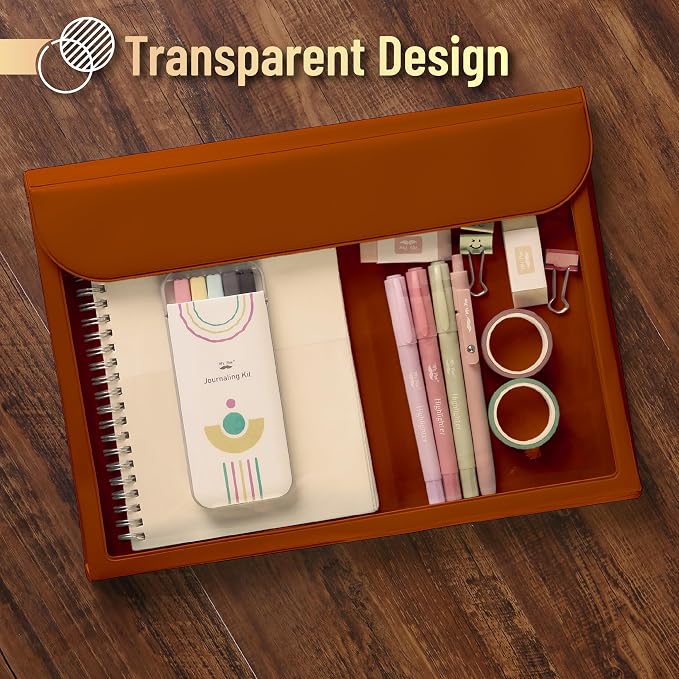 Mr. Pen- File Folder, Letter Size | Clear Plastic Folders - Image 3