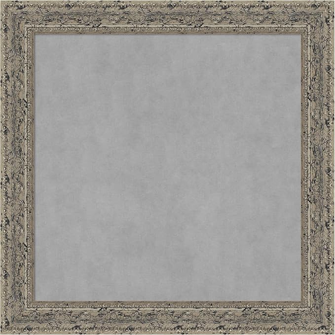 Amanti Art Silver Framed Magnetic Board 29x29 Medium Vision Board by AmantiArt