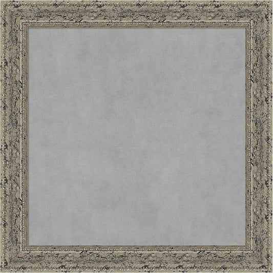 Amanti Art Silver Framed Magnetic Board 29x29 Medium Vision Board by AmantiArt