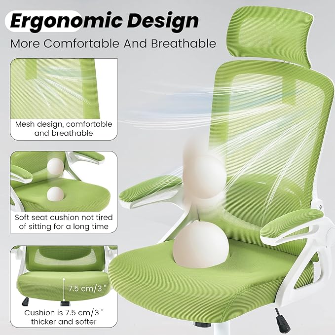 Fizzin Ergonomic Office Chair, 400 LBS Desk Chair - Image 6