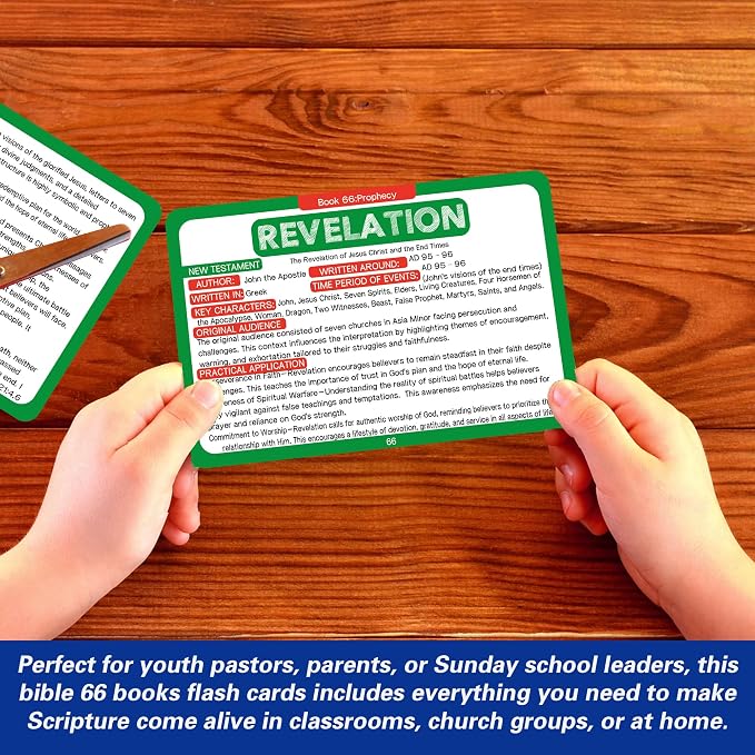 Bible 66 Books Flash Cards - Image 4
