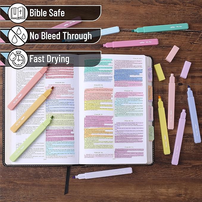 Mr. Pen- Aesthetic Highlighters No Bleed, 16 Pack, Cute Highlighters Assorted - Image 4
