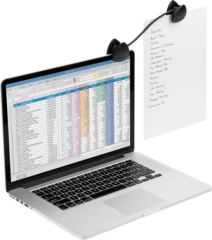 Kensington Document Holder for Typing for Laptops and Monitors, Flex Clip by Unknown