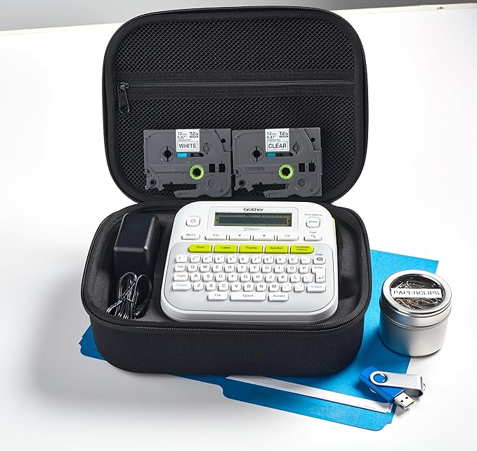 Brother PT-D210SV Monochrome Label Maker Bonus Bundle Comes - Image 4