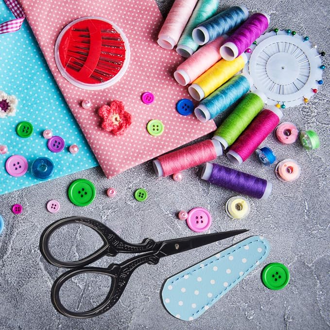 Small 3.6inch Scissors Embroidery Sewing Crochet Cross Stitch Knitting Scissors - Image 6
