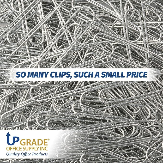 Upgrade Office Supply Jumbo Paper Clips, 3 Boxes of 100, Made in USA - Image 8