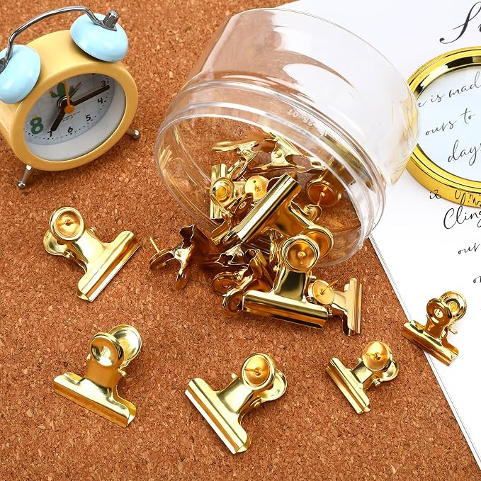 SANNIX 20 Pcs Metal Push Pin Clips 31mm - Image 3
