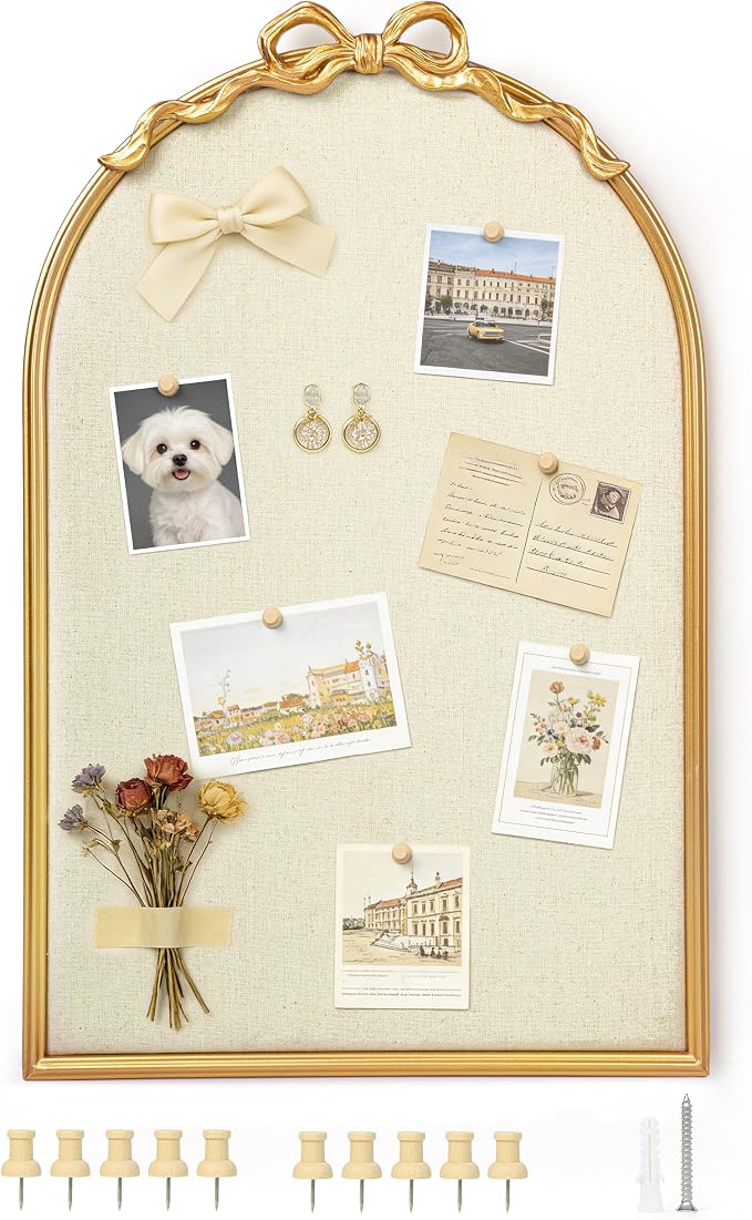 AELS Large Vintage Arched Bulletin Board by AELS