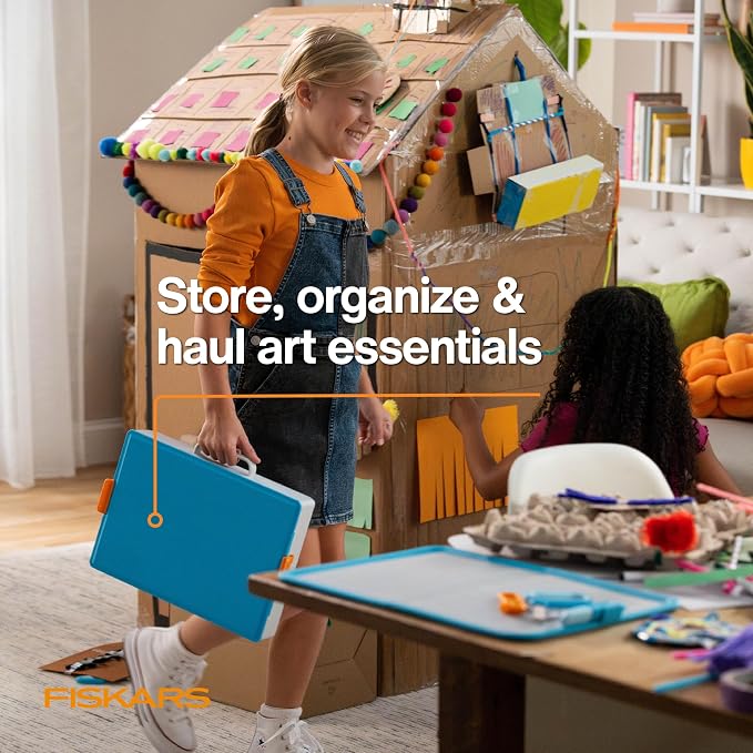 Fiskars Kids Creating Toolbox – Portable Art Storage Organizer - Image 7