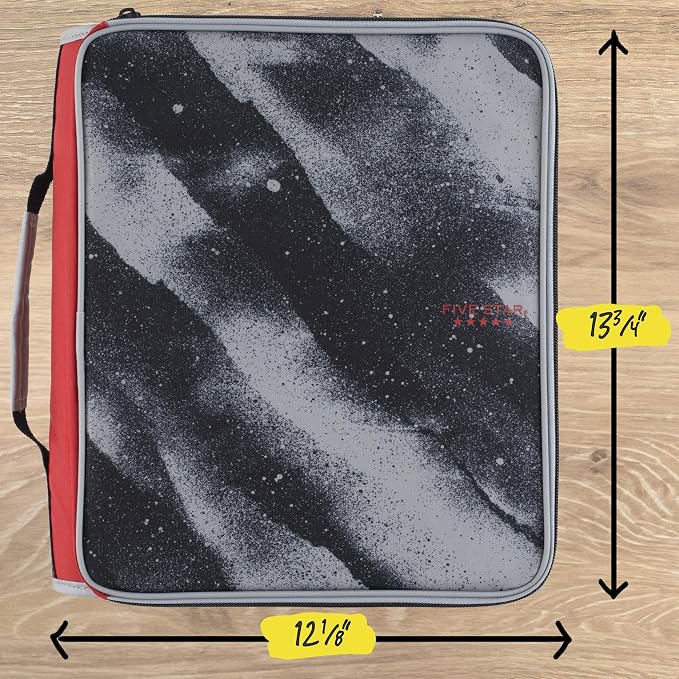 Five Star Zipper Binder 2 Inch O-Rings Case Organiser - Image 7