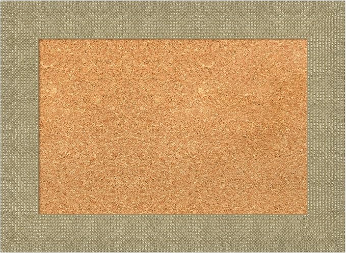 Amanti Art Natural Cork Board for Wall, 16x22 Vision Board with Gold Frame, Small Corkboard Office Decor for Home Organization, Casual Corkboard Pinboard to Display Items for Home Organization in-DeskLoop Office