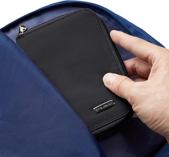 Travelon RFID Blocking Passport Zip Wallet - Image 7