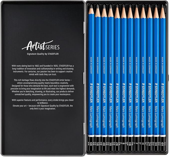 STAEDTLER Mars Lumograph Art Drawing Pencils – Sustainable, Break-Resistant - Image 2