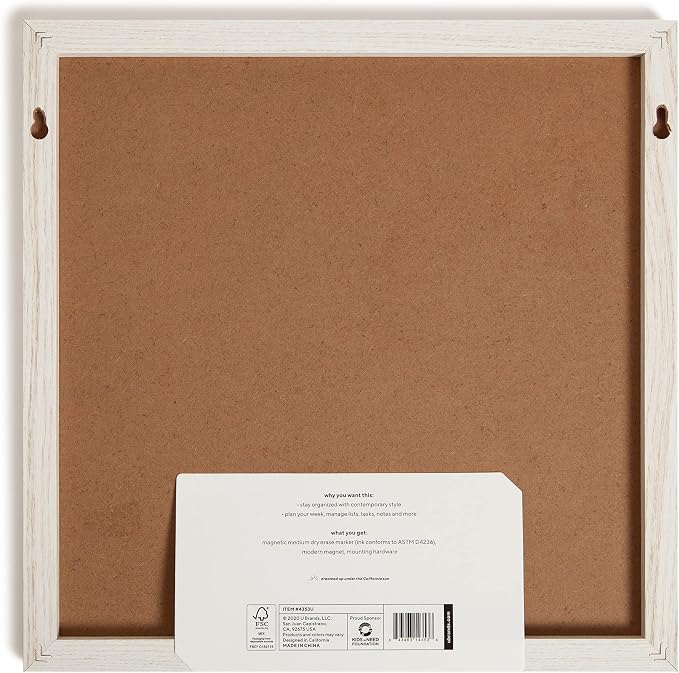 U Brands Rustic Monthly Dry Erase Board - Image 6