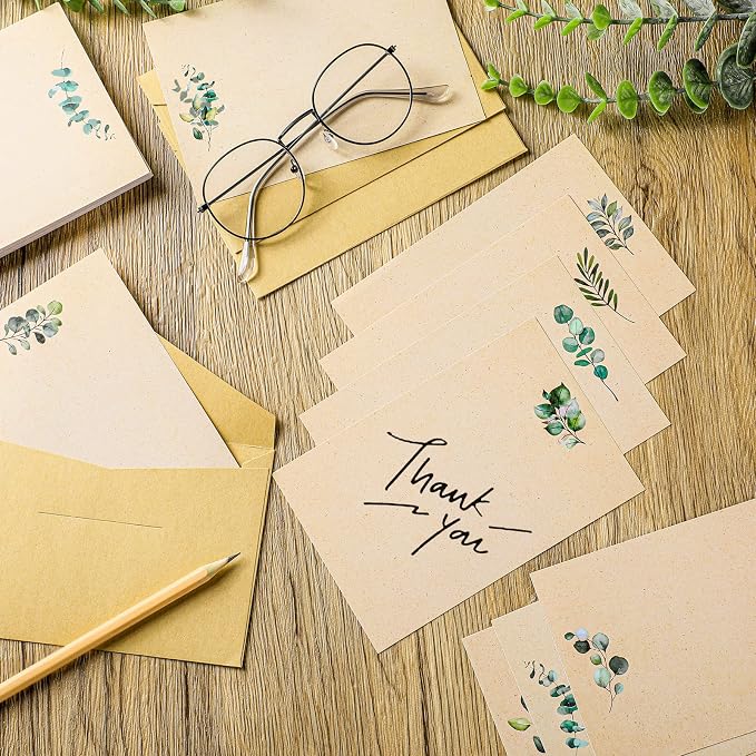 Spiareal 100 Pcs Blank Note Cards Blank Decorative Notecards Index Cards Bulk - Image 7