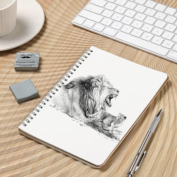 Mr. Pen- Kneaded Erasers, 1.57" x 1.37", 4 Pack, Graphite & Pastel Drawing - Image 5