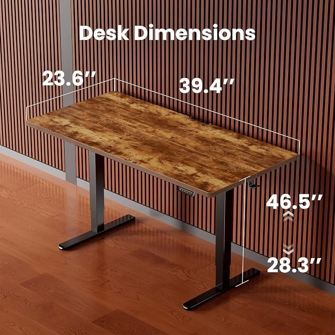 ErGear Height Adjustable Electric Standing Desk, 40 x 24 Inches Sit Stand up - Image 3