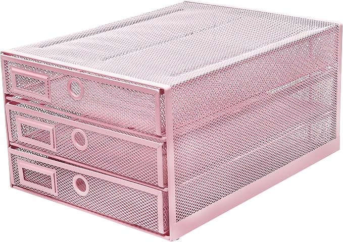 EXERZ Paper Sorter 3 Drawer Wire Mesh A4 / Desk Multifunctional Desk by Exerz