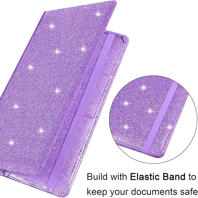 Wisdompro Car Document Holder Organiser, PU Leather Vehicle Insurance and - Image 4