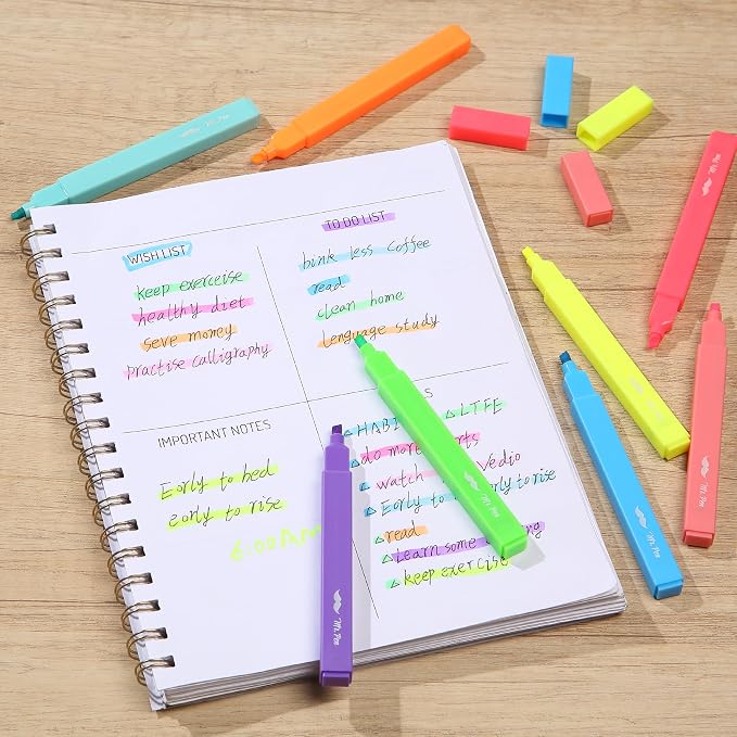 Mr. Pen- Aesthetic Highlighters No Bleed, 8 Pack, Cute Highlighters Assorted - Image 8