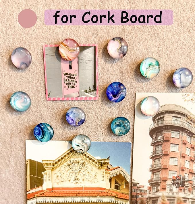24Pcs Marble Push Pins, Decorative Push Pins - Image 3