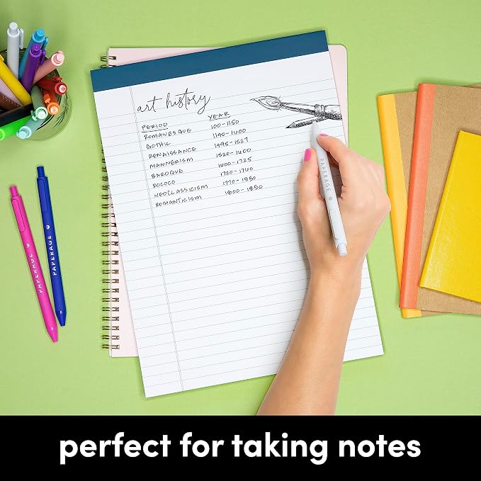 PAPERAGE Lined Legal Pads, 6 Pack, 50 Sheets Each, Wide/Legal Ruled, Note Pads - Image 8