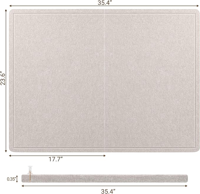 AKTOP Bulletin Board, Decorative CorkBoard Photo Display Board - Image 3