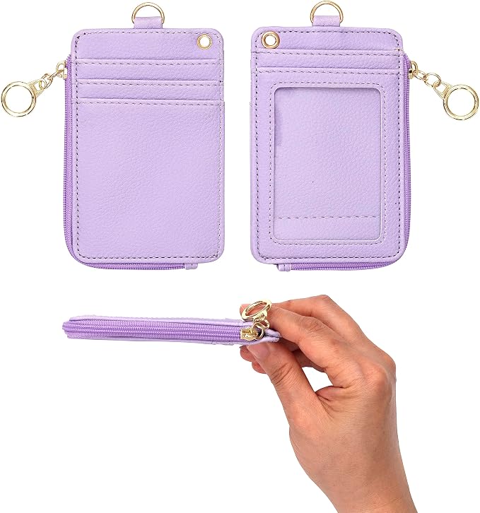 MONDO DESIGNS 2-in-1 ID Badge Holder & Lanyard Wallet - Image 2