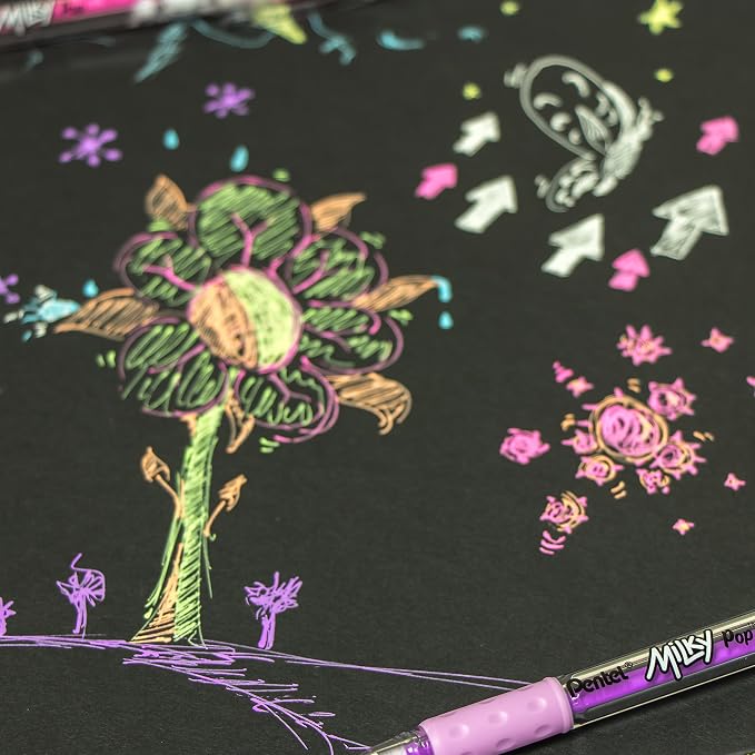 Pentel Milky POP Pastel Gel Pen, Medium Line - Image 7
