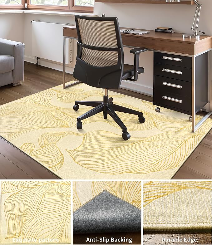 chakme Office Chair Mat for Hardwood Floor, Machine Wash - Image 4