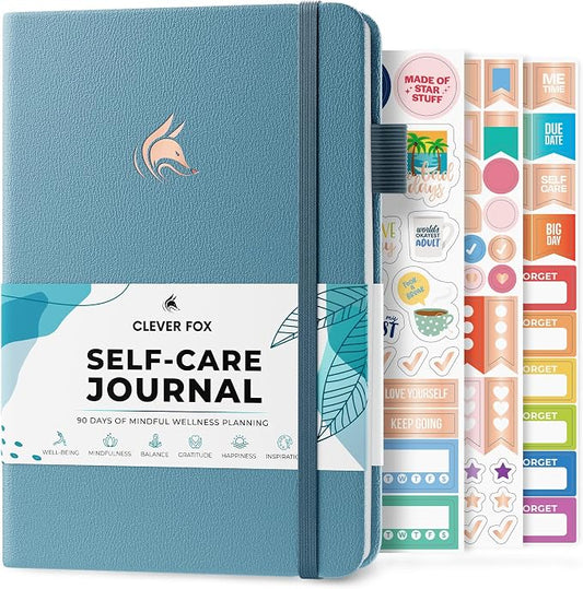 Clever Fox Self-Care Journal – Daily Reflection Notebook – Mental Health & by CleverFox