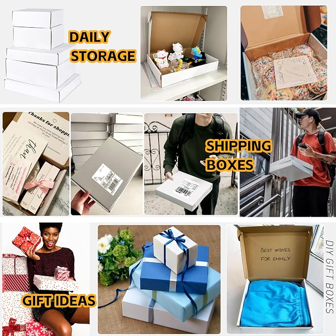JOWLOT 12x9x3 inch Shipping Boxes Set of 20 - Image 5
