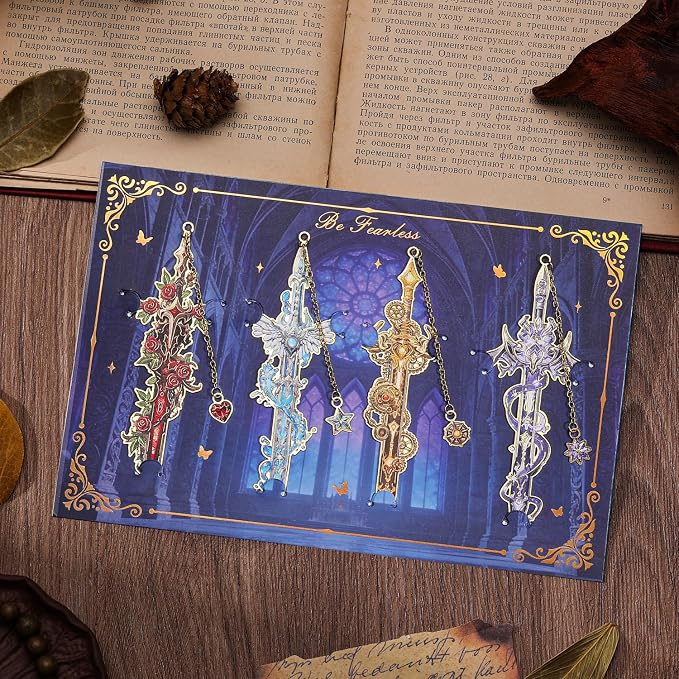 12pcs Fantasy Sword Bookmarks for Books, Planners - Image 8