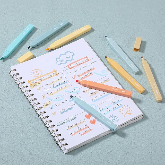 Mr. Pen- Aesthetic Highlighters No Bleed, 8 Pack, Cute Highlighters Assorted - Image 8