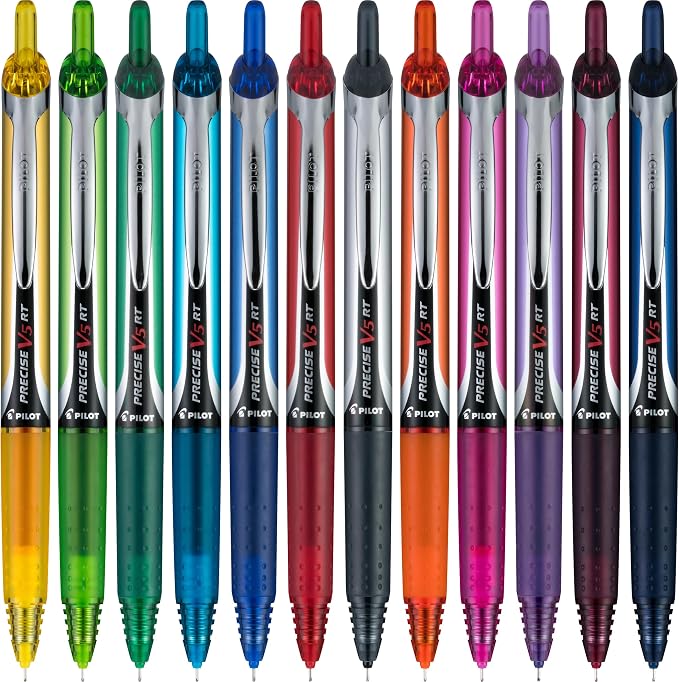 Pilot Precise V5 RT Refillable & Retractable Rolling Ball Pens, Extra Fine - Image 6