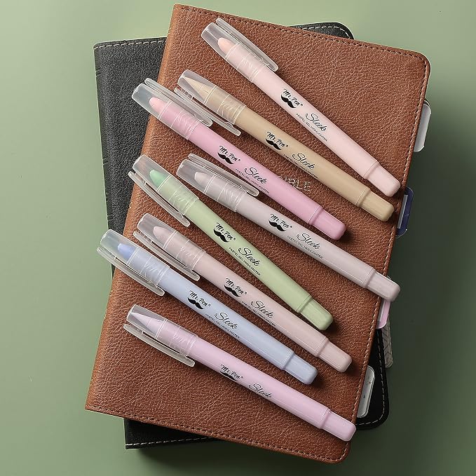 Mr. Pen- No Bleed Gel Highlighters, Morandi Colors, 8 Pack | Bible Highlighters - Image 5