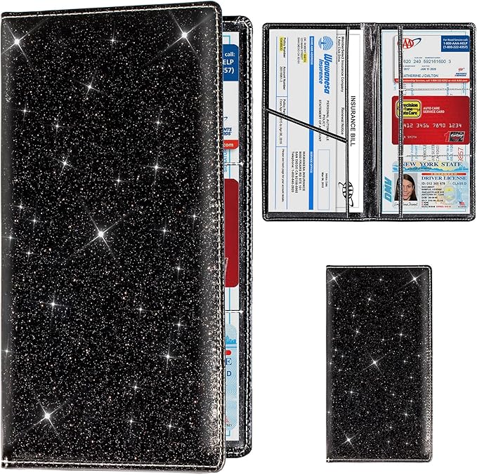 TOURSUIT Car Registration and Insurance Card Holder, Vehicle License Document by TOURSUIT