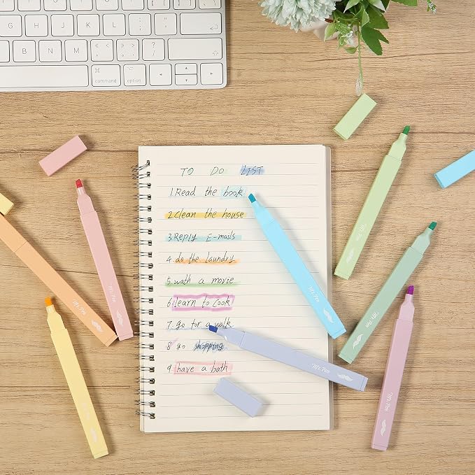 Mr. Pen- Aesthetic Highlighters No Bleed, 8 Pack, Cute Highlighters Assorted - Image 7