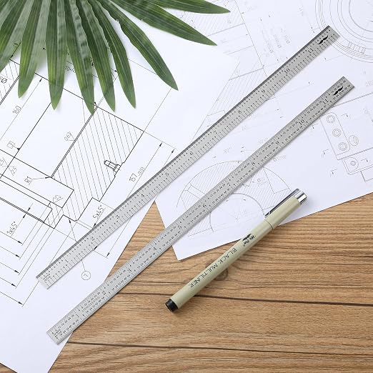 Mr. Pen- Machinist Ruler, 12 Inch, 2 Pack, Stainless Steel Imperial | Precision - Image 5