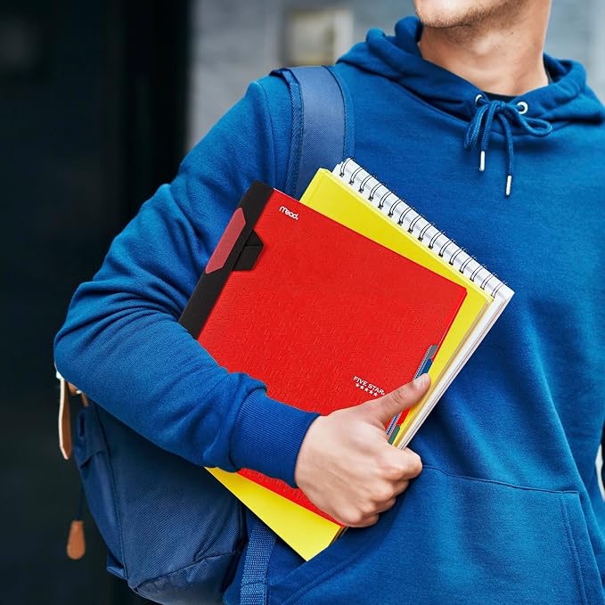 Five Star Advance Spiral Notebook + Study App, 5 Subject, College Ruled Paper - Image 7