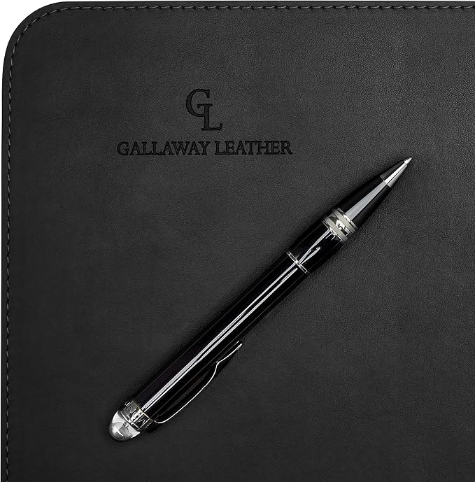 Gallaway Leather Desk Mat, Desk Writing Pad - Image 6