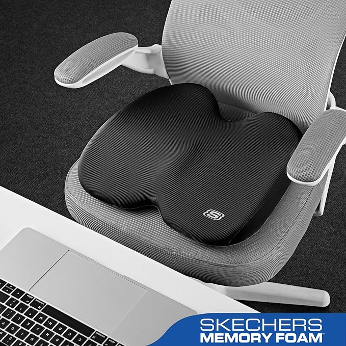 Skechers Seat Cushion, Ergonomic Memory Foam Cushion - Image 4