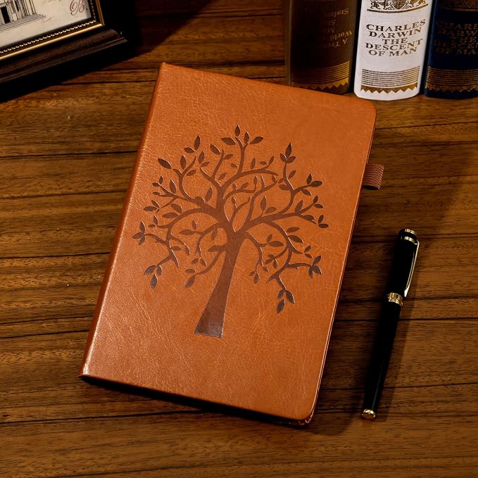 CAGIE Leather Bound Journal for Men & Women, A5 Lined Notebook - Image 6