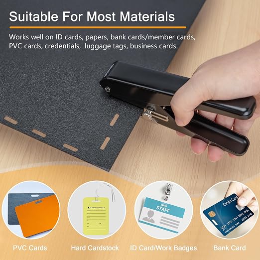 MyLifeUNIT 2-Pack Badge Hole Punch, Slot Puncher - Image 7