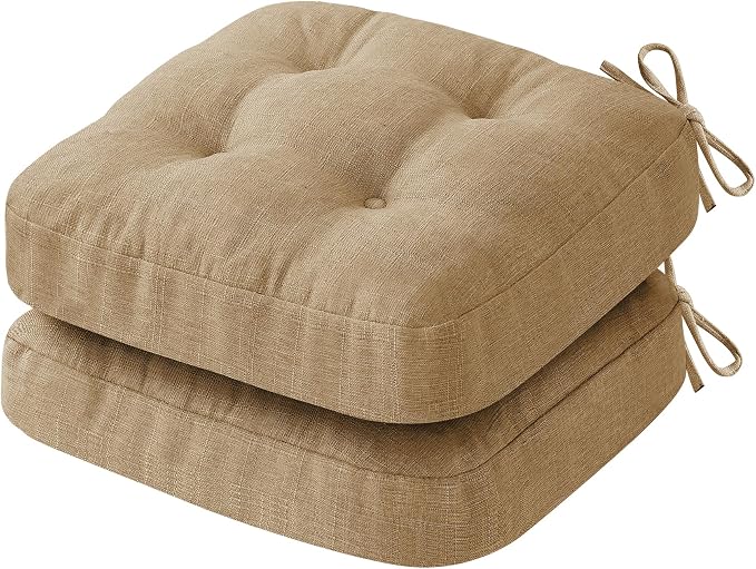 IASEAHK Chair Cushions for Dining Chairs, Dining Chair Cushions, Tufted Indoor by IASEAHK