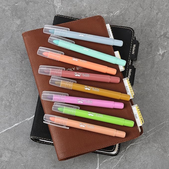 Mr. Pen- No Bleed Gel Highlighters, 8 Pack | Bible Highlighters and Pens No - Image 7