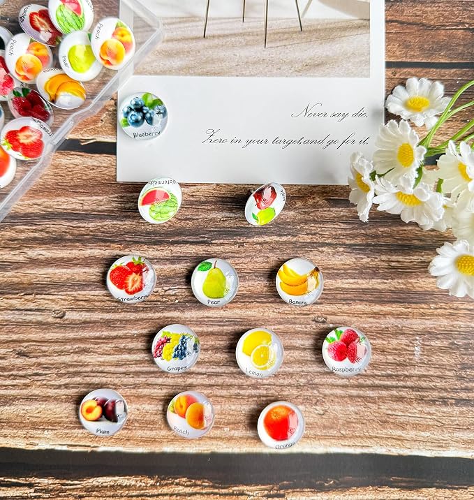 24Pcs Push Pins, Decorative Thumb Tacks, Tacks and Push pins, Cork Board Tacks - Image 6