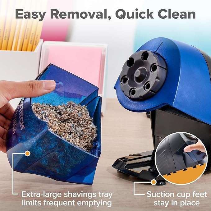 Bostitch Office QuietSharp 6 Electric Pencil Sharpener, Heavy Duty Classroom - Image 6
