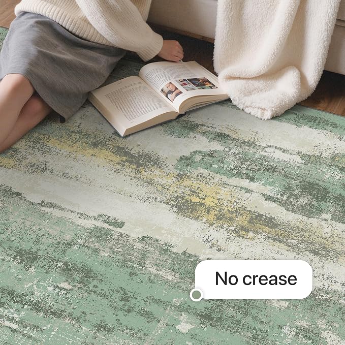 GENIMO No Crease Non Slip 9x12 Area Rugs - Image 6