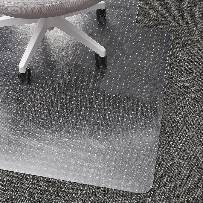 Staples Office Chair Mat, Flat-Pile Carpets, 48 x 36 Inch, Smooth Glide - Image 2